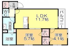 ラシックランテ久留米の間取り画像