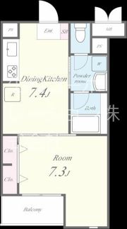 TREESⅡの間取り画像