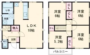 グランソフィア村岡の間取り画像