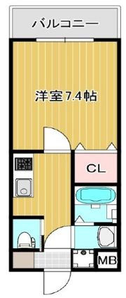 メゾン上小阪の間取り画像