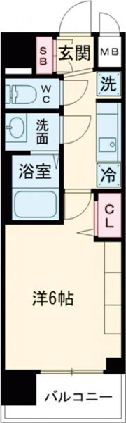 プレサンス十条凛華の間取り画像