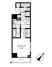 グランドコンシェルジュ大森本町Ⅱアジールコートの間取り画像