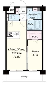 インバレッジ大野城の間取り画像
