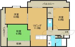 クリスタルマンションの間取り画像