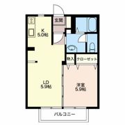 MastTown市田?Bの間取り画像