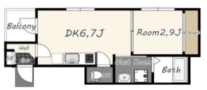三永レジデンスの間取り画像