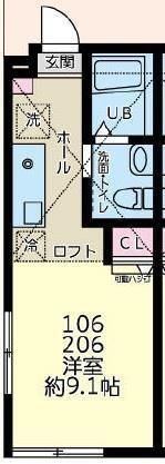 サニーベール陽光台の間取り画像