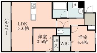 ラ・シック大津グランドヒルズNorthの間取り画像