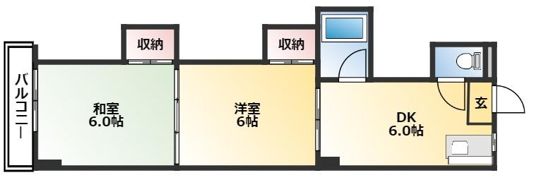 アサモマンションの間取り画像