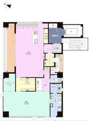 ニューガイアクレドール博多の間取り画像