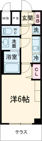 プレサンス十条凛華の間取り画像