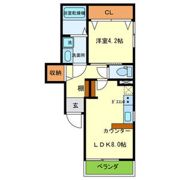 ル・デセール堺の間取り画像