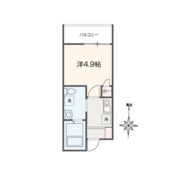 MELLAS新秋津の間取り画像
