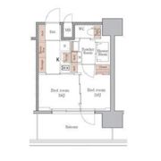 ジオエント梅田北リバーフロントの間取り画像