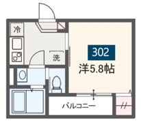 MELDIA八王子の間取り画像