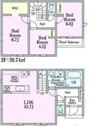 リナージュL 八王子市川口町23－3期5号棟の間取り画像
