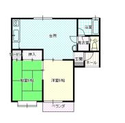 ハイムてんもりⅢの間取り画像