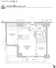 プラウドフラット渋谷富ヶ谷の間取り画像
