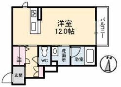 グレースコート出雲の間取り画像
