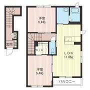 CRECCEO大光寺Aの間取り画像