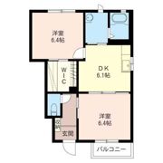 ロルカ・ルミエールAの間取り画像