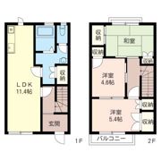 クレッシェンドの間取り画像