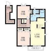 シャーメゾン パレス Bの間取り画像