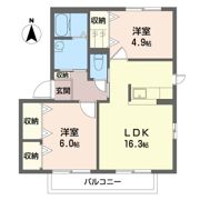 メゾン仲道KIIの間取り画像