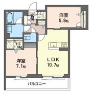レオナ イーストの間取り画像