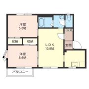 ルミエール Bの間取り画像