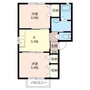 ベルメゾンの間取り画像