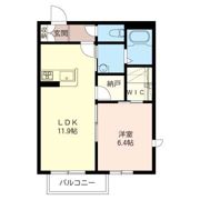 マストライフつくば学園南Aの間取り画像