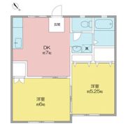 コーポ青山の間取り画像