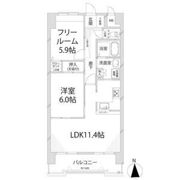 プレステージ姫路坂田町の間取り画像
