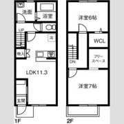 MAISONETTE LAND 神守 Aの間取り画像