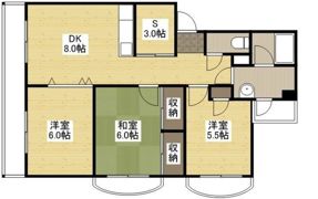 大地マンションの間取り画像