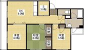 大地マンションの間取り画像
