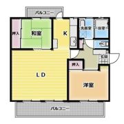 京都東山409棟の間取り画像