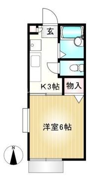 メゾンドシャルポンティエ Ⅱの間取り画像