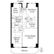 シャルネ95の間取り画像