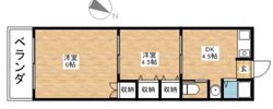 むつみマンションの間取り画像