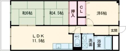 グレイシスの間取り画像