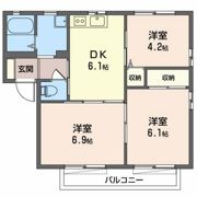 セナブセナ Bの間取り画像