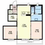 アザレア Aの間取り画像