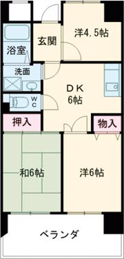 グランドヴィラ香里の間取り画像