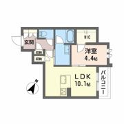 メゾン ド 平尾の間取り画像