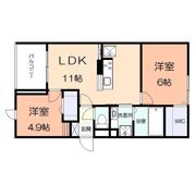 サンパティーク矢部の間取り画像