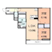 サンパティーク矢部の間取り画像