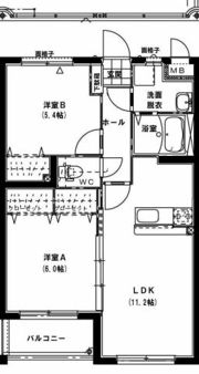 パークサイド城ヶ崎の間取り画像