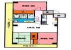 サバービアシティB棟の間取り画像